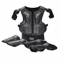 Best Sale 💯 Kids Motorcycle Motorbike Full Body Armor Protective Gear Equipment Chest Spine Back Protector Shoulder Arm Elbow Knee Protector Pads For Motocross Racing Skiing ICE Skating Bike Cycling 🔔