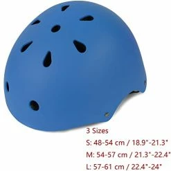 Cheapest ❤️ Kids Bike Helmet, Adjustable And Multi-Sport, From Toddler To Youth, 3 Sizes (Blue) 🤩