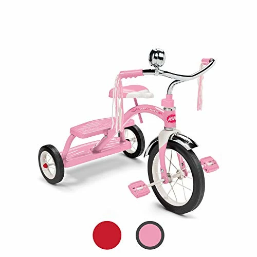Best reviews of ๐ฅฐ Classic Pink Dual Deck Tricycle Ride On, 31.5L X 24.5W X 21.5H In ๐