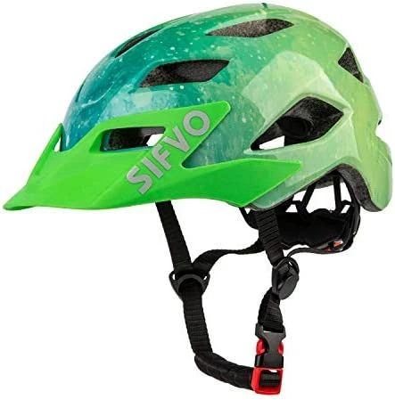 Best Sale π Kids Helmet, SIFVO Kids Bike Helmet Boys And π§ Girls Bike Helmet With Cool Visor Helmet For Kids 5-14, Kids Bike Helmets Youth Bike Helmet Adjustable & Lightweight 50-57cm Green π - Image 6