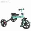 Best Pirce 😉 4 In 1 Toddler Trike Y Velo Flippa Push Tricycle Toddler Balance Bike With Parent Steering Push Handle For Boys 👧 Girls 2-5 Years Old Tea ⭐