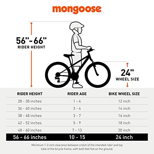 Best Sale ๐ Exlipse Full Dual-Suspension Mountain Bike For Kids, Featuring 15-Inch/Small Steel Frame And 21-Speed Shimano Drivetrain With 24-Inch Wheels, Kickstand Included, Pink ๐ - Image 5