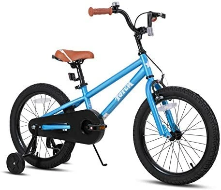 Best Sale ๐ฅ Totem Kids Bike For 2-9 Years Old Boys ๐ง Girls, BMX Style Kid's Bicycles 12 14 16 18 Inch With Training Wheels, 18 Inch Children's Bikes With Kickstand And Handbrake, Multiple Colors Tandem Blue ๐ - Image 6