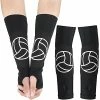 Coupon 💯 Minatee Volleyball Arm Sleeves Passing Hitting Forearm Sleeves With Protection Pads And Thumb Hole Padded Volleyball Sleeves 👏