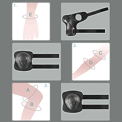 Best Pirce ๐ Knee Pads For Kids 3-8 Years Old & Elbow Pads With Wrist Guards Youth Protective Gear Set For Skateboard Cycling Roller Bike Inline Scooter Skating Skates Pads Toddler ๐ง Girls Boys Kids Pink ๐งจ - Image 2