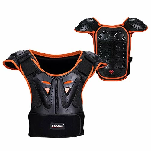 Flash Sale 👏 Kids Chest Protector, Dirt Bike Motorcycle Motocross Protective Armor, Youth Riding Biking Vest Jacket, Full Body Back Spine Armor Gear Guard Protection ✔️ - Image 5