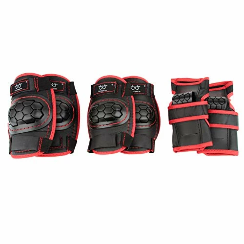 Best deal 👍 Kids Knee Pads And Elbow Pads Set,Kids Protective Gear Set,Knee Pads Skating Rollerblading Skateboarding BMX Scooter Cycling Black ✔️ - Image 6