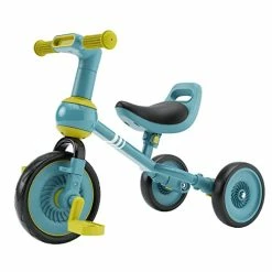 Deals ๐ฏ 4 In 1 Toddler Bike For 1-3 Years Old Toddler Tricycle Kids Trikes Boys ๐ง Girls Baby Balance Bike Infant First Trikes Lightweight With Removable Pedals, Green ๐