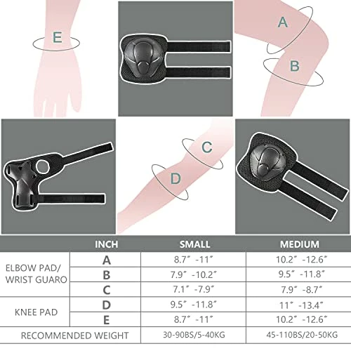 Best Pirce ๐ Knee Pads For Kids 3-8 Years Old & Elbow Pads With Wrist Guards Youth Protective Gear Set For Skateboard Cycling Roller Bike Inline Scooter Skating Skates Pads Toddler ๐ง Girls Boys Kids Pink ๐งจ - Image 5