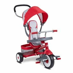 Deals โ 4-in-1 Stroll 'N Trike, Toddler Trike, Red Tricycle For Ages 1-5, Toddler Bik ๐