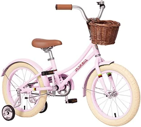 Best Sale 🌟 Girls Bike With Basket, Kids Bike For 3-13 Years, 14 Inch With Training Wheels, 16 Inch With Training Wheels And Kickstand, 20 Inch With Kickstand But No Training Wheels. Mango Without Fenders 👏 - Image 13