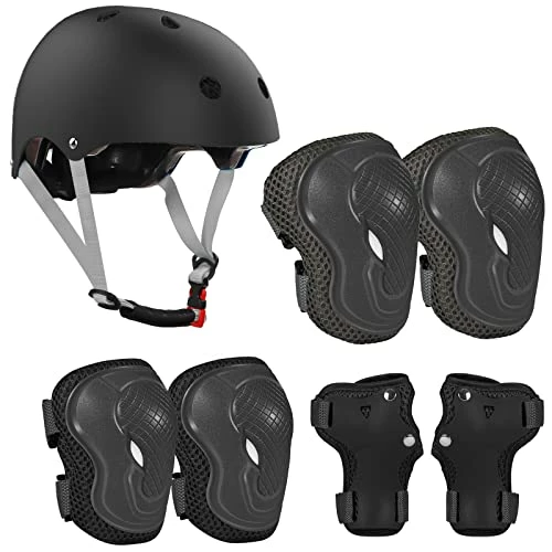 Coupon ๐ Toddler Helmet And Pads For 2-8 Years Adjustable Kids Bike Helmet Knee Elbow Pads And Wrist Guards For Skateboarding Roller Blading Scooter Riding Bicycling Skating And More Pink ๐คฉ