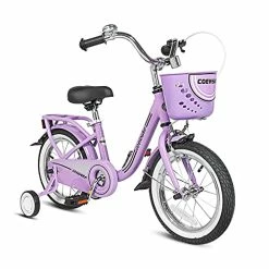 Discount 💯 Kid's Bike Steel Frame Children Bicycle 14-16 Inch With Training Wheel Yellow 😍