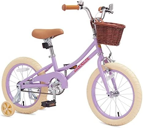 Best Sale 🌟 Girls Bike With Basket, Kids Bike For 3-13 Years, 14 Inch With Training Wheels, 16 Inch With Training Wheels And Kickstand, 20 Inch With Kickstand But No Training Wheels. Mango Without Fenders 👏 - Image 5