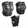 Cheap 🥰 Pad Set With Wristguards, Elbow Pads, And Knee Pads Black 🔥