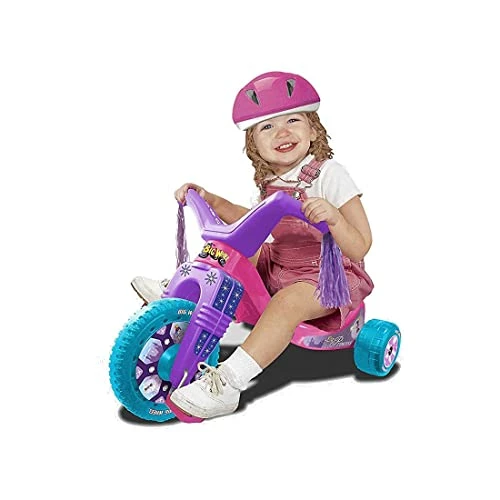 Discount โจ The Original Big Wheel Junior For Toddlers, Age 18 Months To 3 Years, Pink-Purple-Blue, 8.5" Wheel Ride On Tricycle Cruiser, Kid Powered Pedal Bike, 50th Year, Sit Down Riding Push Around Outdoor Toy ๐