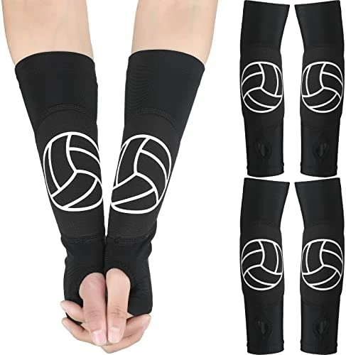 Coupon ๐ฏ Minatee Volleyball Arm Sleeves Passing Hitting Forearm Sleeves With Protection Pads And Thumb Hole Padded Volleyball Sleeves ๐ - Image 9