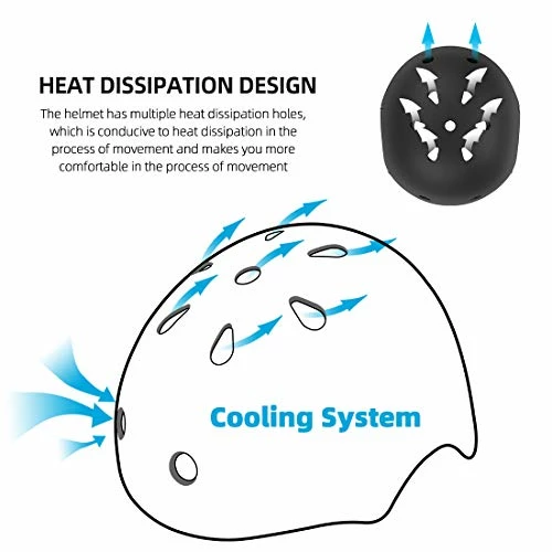 Coupon ๐ Toddler Helmet And Pads For 2-8 Years Adjustable Kids Bike Helmet Knee Elbow Pads And Wrist Guards For Skateboarding Roller Blading Scooter Riding Bicycling Skating And More Pink ๐คฉ - Image 4