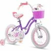 Budget 👏 Baby Stargirl Kids Bike 👧 Girls 12 14 16 18 20 Inch Children's Bicycle With Basket For Age 3-12 Years Purple 💯
