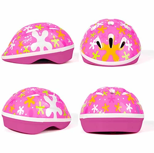 Best Sale π― Toddler Helmet - Adjustable From Infant To Toddler Size, Ages 1 To 3 - CSPC Certified Kids Bike Bicycle Cycling BMX Scooter Roller Skating Helmets Boys And π§ Girls Will Love Splashpink β¨ - Image 2