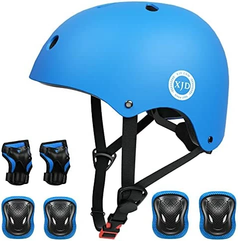 Wholesale β¨ Kids Bike Helmet,Multi-Sport Protective Gear Set For 3-5-8-14 Years Boys π§ Girls With Knee And Elbow Pads Wrist Guards Fit Roller Skates,Cycling,Skateboarding,Skating Scooter (Multi-Colors) Pink02 π - Image 8