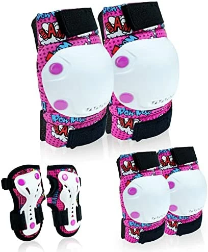 Hot Sale 🔔 Kids Kneepads And Elbow Pads,Elbow Pads And Knee Pads For Kids Toddlers 👧 Girls Boys Bike Skateboard Scooter Riding Sports- Kid Youth Knee Pads And Elbow Pads Set Black 🤩 - Image 9