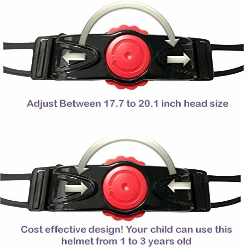 Best Sale π― Toddler Helmet - Adjustable From Infant To Toddler Size, Ages 1 To 3 - CSPC Certified Kids Bike Bicycle Cycling BMX Scooter Roller Skating Helmets Boys And π§ Girls Will Love Splashpink β¨ - Image 4