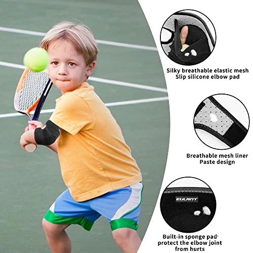 Budget ❤️ Adjustable Soft Elbow Pads And Knee Pads For Kids, Child Protective Pad Sets For Bicycle Roller Skating 🏀 Basketball Football Volleyball Dancing Kneeling Blue 🌟 - Image 3