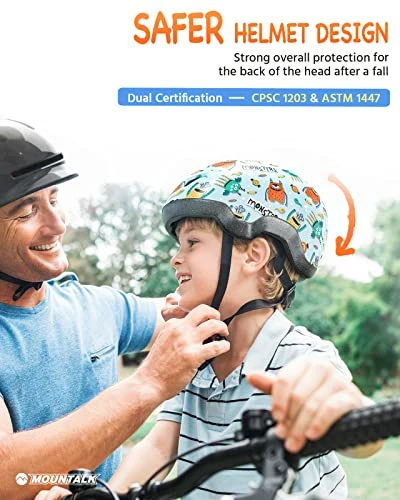 New π₯° Kids/Toddler Bike Helmet For Boys And π§ Girls, Adjustable Children Skateboarding Helmets From Infant/Baby To Youth Matte White π - Image 3