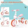 Deals 🌟 3 In 1 Toddler Bike For 18 Months To 3 Years Old Boy Girl Toddler Tricycle Kids Trikes For Toddler Tricycles Baby Bike Infant Trike Pink 🎉