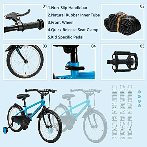 Budget ❤️ Utroad Kid Bike Child's Bike For Boys 👧 Girls Age 3-12 Years, 14 16 18 20 Inch Children's Bicycle With Training Wheels, Toddlers Bike, Multiple Colors 14 Inch-red ⌛ - Image 2