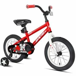 Promo 🤩 Pluto Kids Bike For 3-13 Year Old Boys & 👧 Girls With Training Wheels For 12 14 16 18 20 Inch Bikes, Kickstand For 18 20 Inch BMX Freestyle Kids' Bicycle Pluto Green 🔥