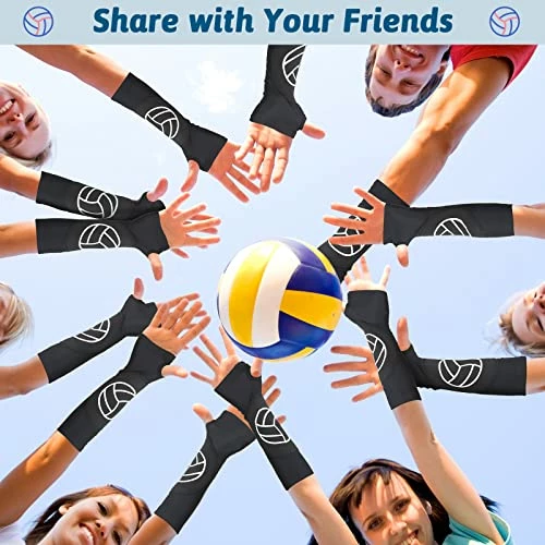 Coupon ๐ฏ Minatee Volleyball Arm Sleeves Passing Hitting Forearm Sleeves With Protection Pads And Thumb Hole Padded Volleyball Sleeves ๐ - Image 5