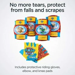 Deals π Nickelodeon Paw Patrol And Blue's Clues & You! Toddler And Kids Elbow/Knee Pads And Gloves Sets, Multiple Colors Red β