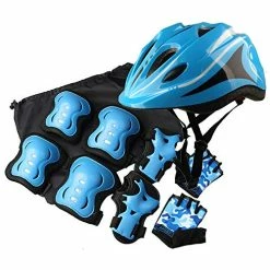 Deals 🥰 Kids Helmet Knee Pad Set, Kids Helmet Set Adjustable Knee And Elbow Pads Kids Wrist Guards For Bike Cycling Roller Skateboard Scooter 5-12yrs Kids Protective Gear Set 7-in-1 3 Colors Pink ⌛