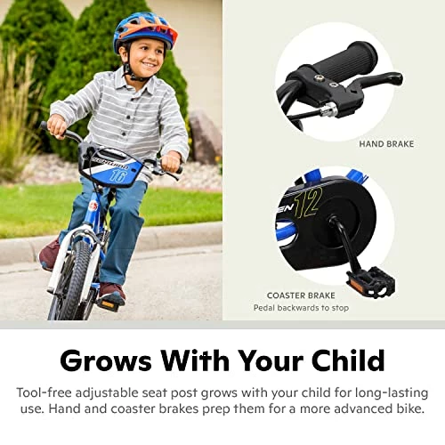 Cheap ⭐ Koen & Elm Toddler And Kids Bike, 12-18-Inch Wheels, Training Wheels Included, Boys And 👧 Girls Ages 2-9 Years Old Teal ⌛ - Image 3