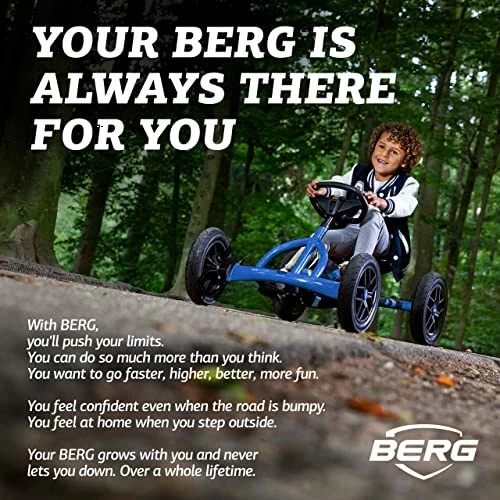 Wholesale 😀 Erg Toys - Buddy Pedal Go Kart - Go Kart - Go Cart For Kids - Pedal Car Outdoor Toys For Children Ages 3-8 - Ride On Toy - BFR System - Adjustable Seat - Pedal Kart For Kids (Blue) 🥰 - Image 7
