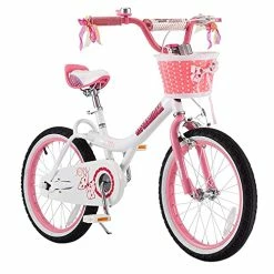 Flash Sale 🧨 Baby Jenny Kids Bike 👧 Girls 12 14 16 18 20 Inch Children's Bicycle With Basket For Age 3-12 Years Jenny White ✔️