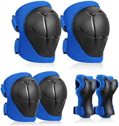 Promo 🎁 Kids Knee Pads Elbow Pads Guards Protective Gear Set Safety Gear For Roller Skates Cycling BMX Bike Skateboard Inline Skatings Scooter Riding Sports. Light Green 🎁 - Image 8