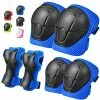 Buy 🔔 Kids Knee Pads Elbow Pads Ages 3-7 Toddler Boys 👧 Girls Kids , 6 In 1 Protective Gear Safety Set With Wrist Guard For Skating Cycling Scooter Bike Ski Skateboard Riding Sports Green 🔥