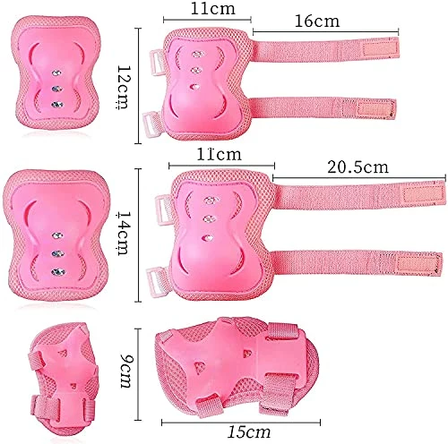 Hot Sale 🔔 Kids Kneepads And Elbow Pads,Elbow Pads And Knee Pads For Kids Toddlers 👧 Girls Boys Bike Skateboard Scooter Riding Sports- Kid Youth Knee Pads And Elbow Pads Set Black 🤩 - Image 5