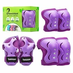 Best Sale 💯 Knee Pads For Kids Knee And Elbow Pads For Kids And Teen Protective Gear 6 In 1 Set For Inline Skating, Rollerblades, Skateboard, Dirt Bike, Longboarding Black 💯