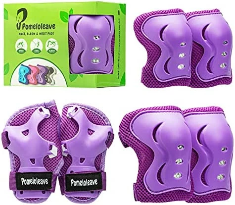 Best Sale 💯 Knee Pads For Kids Knee And Elbow Pads For Kids And Teen Protective Gear 6 In 1 Set For Inline Skating, Rollerblades, Skateboard, Dirt Bike, Longboarding Black 💯 - Image 11