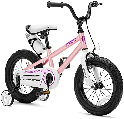Deals ⌛ Ostic Kids Bike For 3-8 Year Old Boys 👧 Girls BMX Freestyle Kid's Bicycle 12 14 16 Inch With Removable Training Wheels And Water Bottle ,Kickstand For 16 Inch Bikes,Multiple Colors,Blue White 🥰 - Image 5