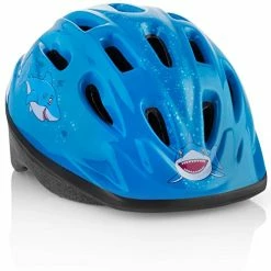 Deals 🥰 Kids Bike Helmet – Adjustable From Toddler To Youth Size, Ages 3-8 Years Old – Breathable Kids Bicycle Helmet - Durable Toddler Bike Helmet With Fun Designs Boys And 👧 Girls Will Love Blue - Shark 🎁