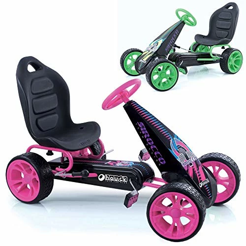 Best deal ๐ฅ Sirocco - Racing Go Kart | Pedal Car | Low Profile Rubber Tires | Pedal Power Auto-clutch Free-ride | Adjustable Seat - Pin ๐ฅ