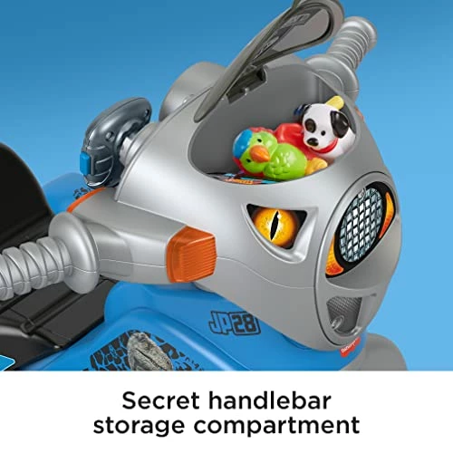 Best Sale ๐ฅฐ Jurassic World Velociraptor Dinosaur Tricycle, Toddler Toy Ride-On With Lights Sounds Walkie-Talkie And Storage Area โจ - Image 5