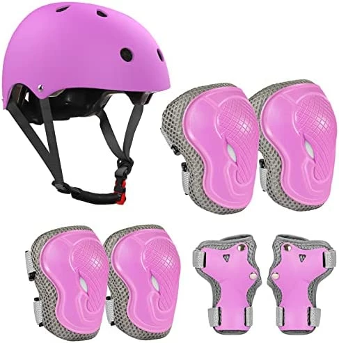Coupon ๐ Toddler Helmet And Pads For 2-8 Years Adjustable Kids Bike Helmet Knee Elbow Pads And Wrist Guards For Skateboarding Roller Blading Scooter Riding Bicycling Skating And More Pink ๐คฉ - Image 9