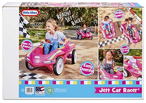 Top 10 ๐ Jett Car Racer Pink, Ride On Car With Adjustable Seat Back, Dual Handle Rear Wheel Steering, Racing Control, Kid Powered Fun, Great Gift For Kids, Toys For ๐ง Girls Boys Ages 3-10 Year โค๏ธ - Image 2