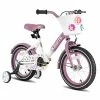 Buy 😀 Starry Kids Bike For 👧 Girls Ages 3-9 Years Old, 14 16 18 Inch Children's Bicycle With Training Wheels And Basket, Kids' Bicycles, Multiple Colors Turquoise 🎁